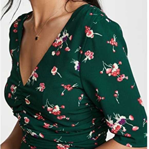 WAYF Gaby Ruched Mini Dress - Picture 3 of 7